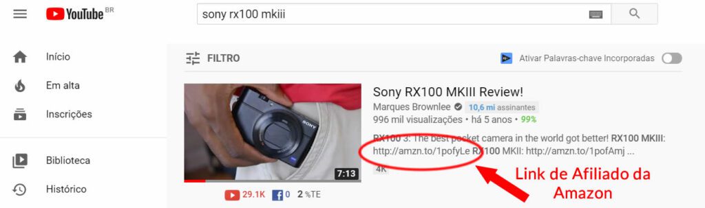 sony rx100 no youtube