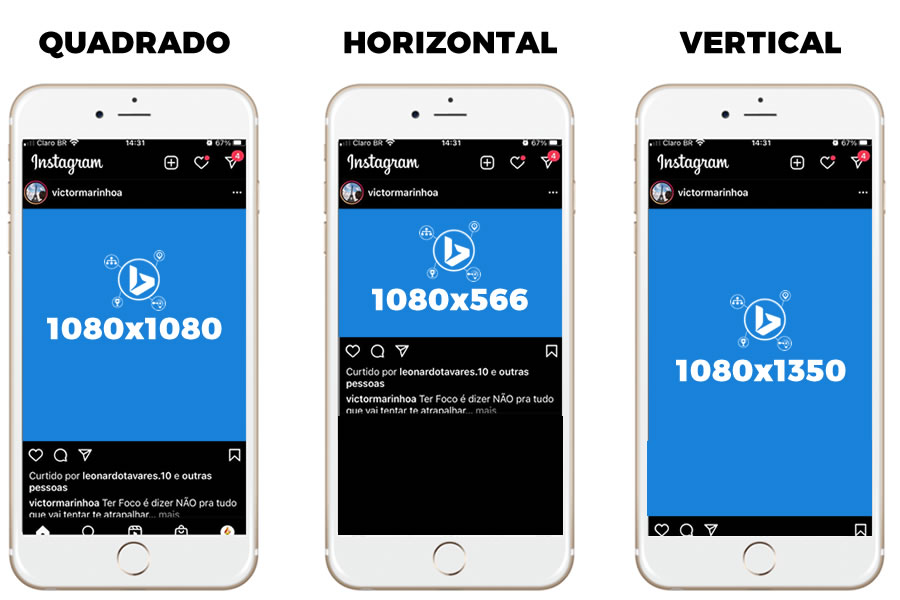 dimensoes do instagram