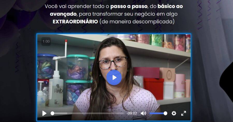 curso de balões